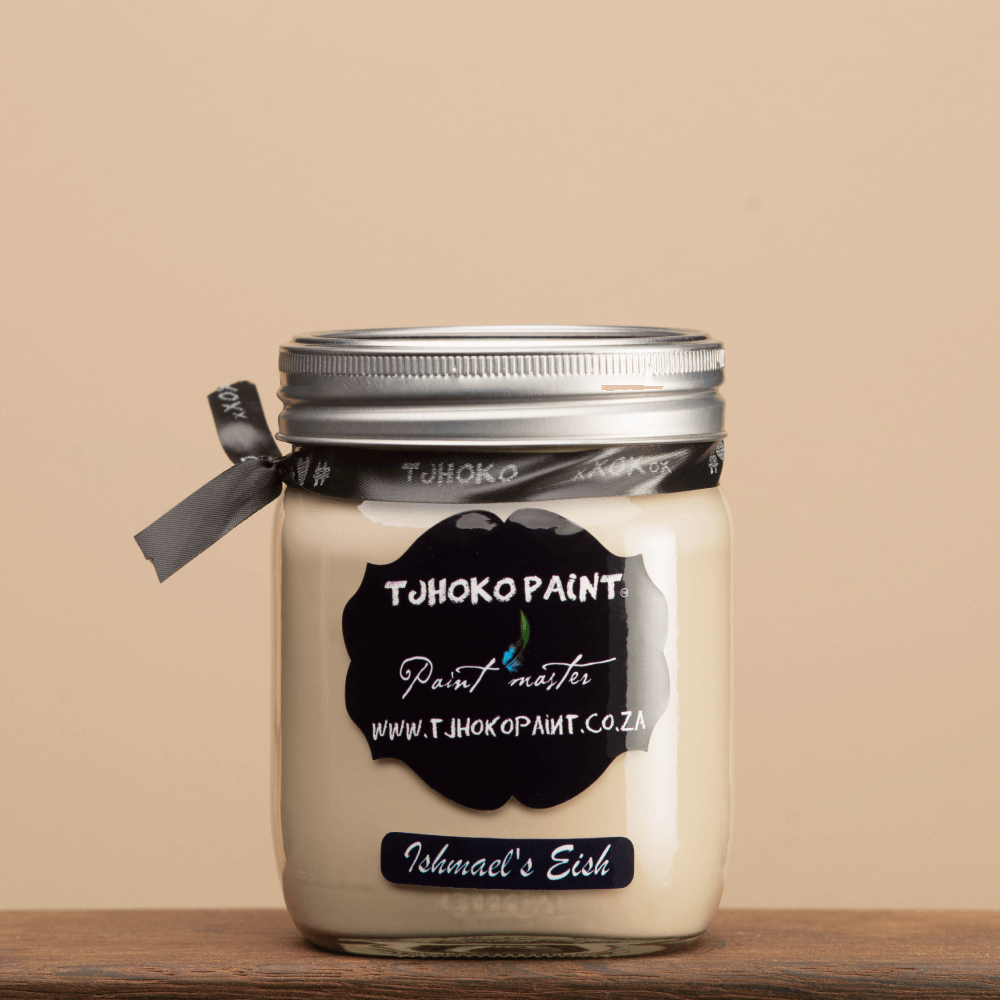 Deckende Möbelfarbe für modernes Upcycling
Kalkfarbe Tjhoko Paint Ishmael's Eish