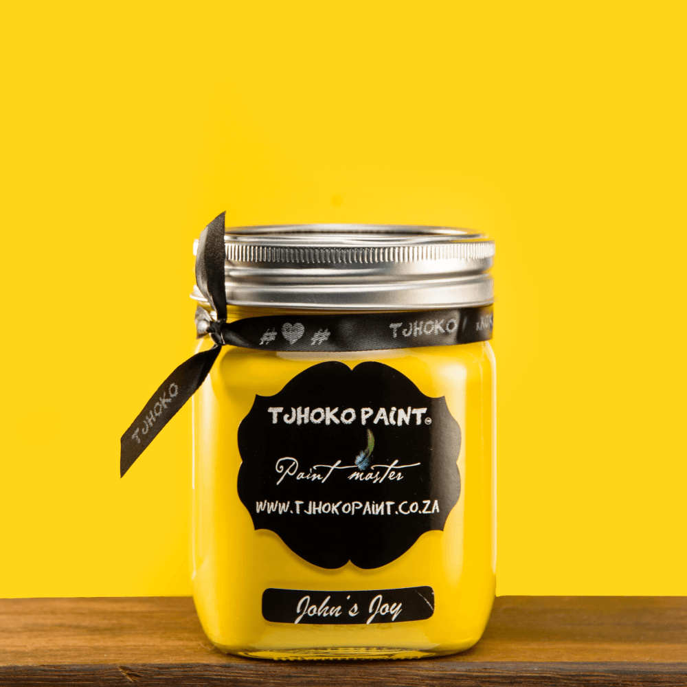 Deckende Möbelfarbe für modernes Upcycling
Kalkfarbe Tjhoko Paint John's Joy