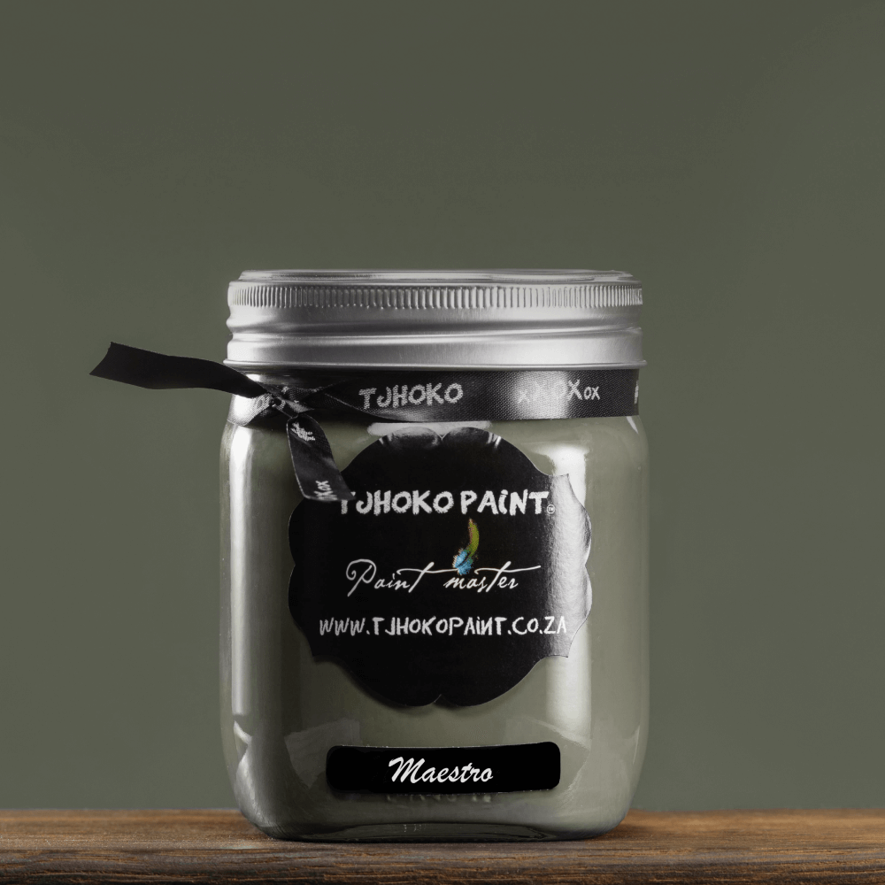 Deckende Möbelfarbe für modernes Upcycling
Kalkfarbe Tjhoko Paint Maestro