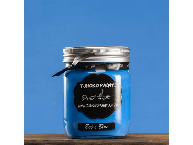 Deckende Möbelfarbe für modernes Upcycling
Kalkfarbe Tjhoko Paint Bob's Blue