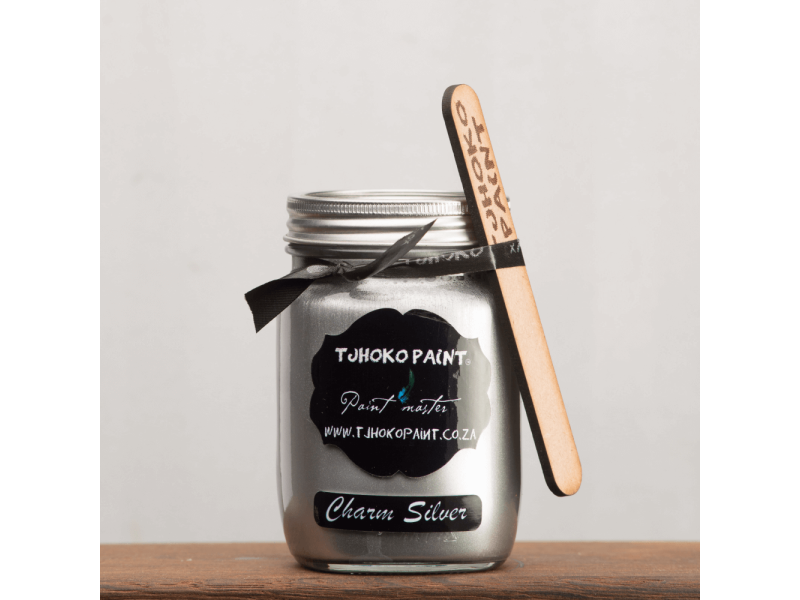 Deckende Möbelfarbe für modernes Upcycling
Kalkfarbe Tjhoko Paint Charm Silver