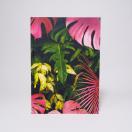 Notizbuch Dschungel&#47;jungle pink A5 stehend