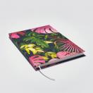 Notizbuch Dschungel&#47;jungle pink A5 liegend